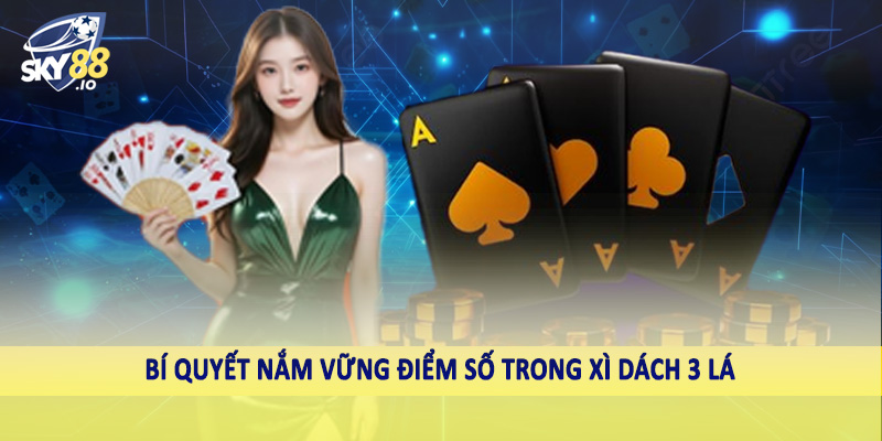 Bí quyết nắm vững điểm số trong xì dách 3 lá