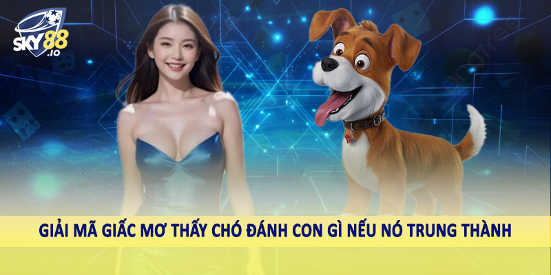 Giải mã giấc mơ thấy chó đánh con gì nếu nó trung thành