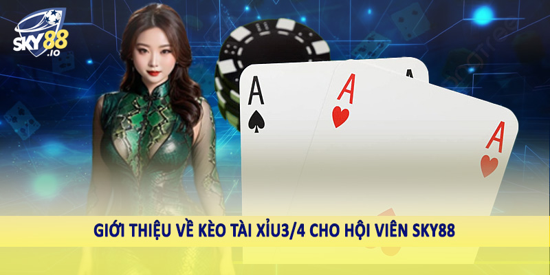 Tài Xỉu 3/4 - Hướng Dẫn Cá Độ Thăng Hoa Cùng Chuyên Gia SKY88 1 Giới thiệu về kèo tài xỉu3/4 cho hội viên SKY88