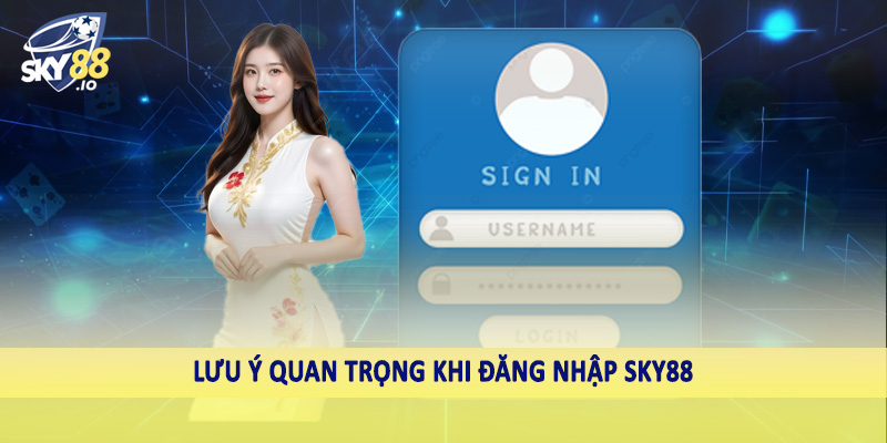 Đăng Nhập SKY88 4 Lưu ý quan trọng khi đăng nhập SKY88