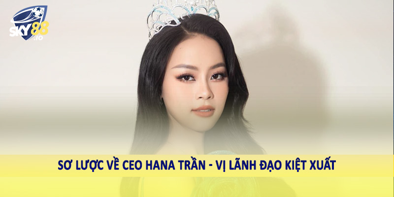Sơ lược về CEO Hana Trần - Vị lãnh đạo kiệt xuất