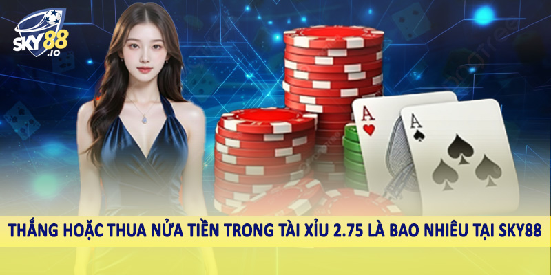 Tài Xỉu 2.75 Là Bao Nhiêu SKY88 - Hướng Dẫn Toàn Diện 5 Thắng hoặc thua nửa tiền trong tài xỉu 2.75 là bao nhiêu tại SKY88