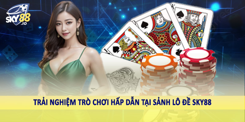 Trải nghiệm trò chơi hấp dẫn tại sảnh lô đề SKY88