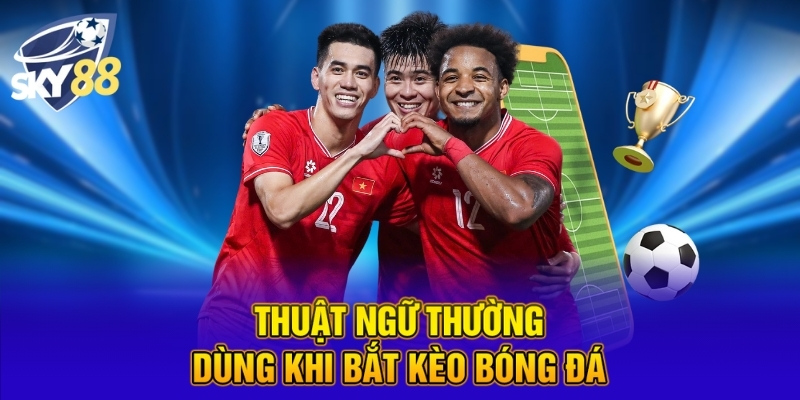 Thuật ngữ thường dùng khi bắt kèo bóng đá
