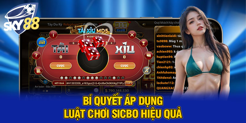 Bí quyết áp dụng luật chơi sicbo hiệu quả 