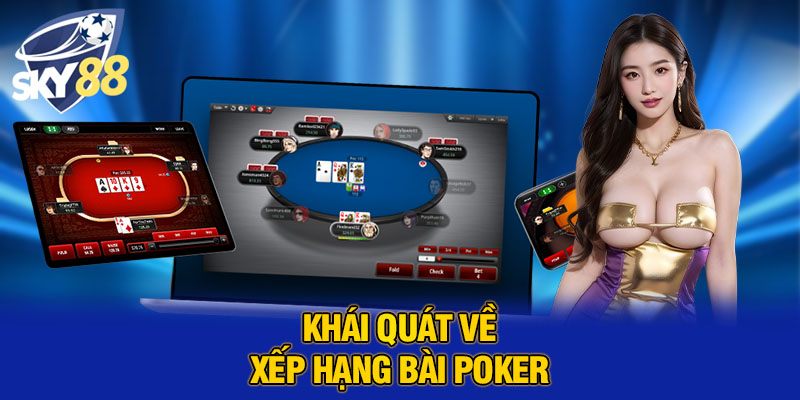 Xếp Hạng Bài Poker Chi Tiết Từ Cao Đến Thấp Cho Người Mới 2025 2 Khái quát về xếp hạng bài poker